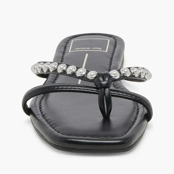 Dolce Vita Women's Lucca Imitation Pearl Flip Flop Size 8 New - Picture 7 of 16